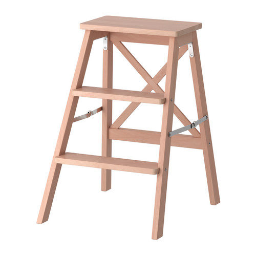 【 IKEA - イケア -】BEKVAM -ベクヴェーム- 踏み台 ステップスツール 3段 ビーチ 63 cm (701.904.12)｜Shop-Polori 店