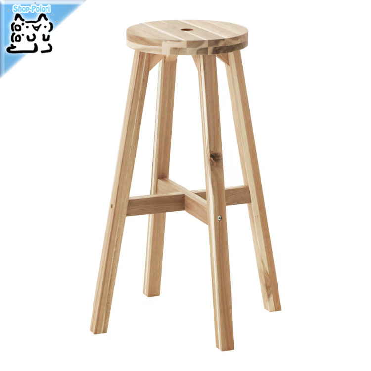 【 IKEA - イケア -】SKOGSTA -スコグスタ- カウンターチェア アカシア材, 48x70 cm (803.054.79)