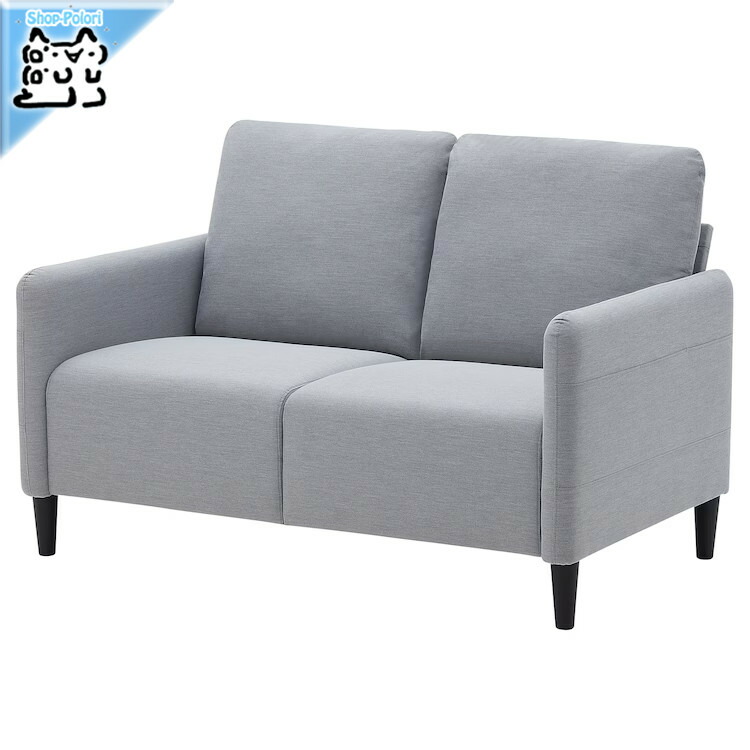 IKEA HEMLINGBY 2人掛けソファ ダークグレー HEMLINGBY ヘムリングビー 2人掛けソファ, クニーサ