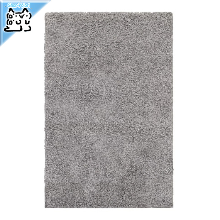 楽天市場】IKEA イケア シャギーラグ グレー 120×180cm m10608088