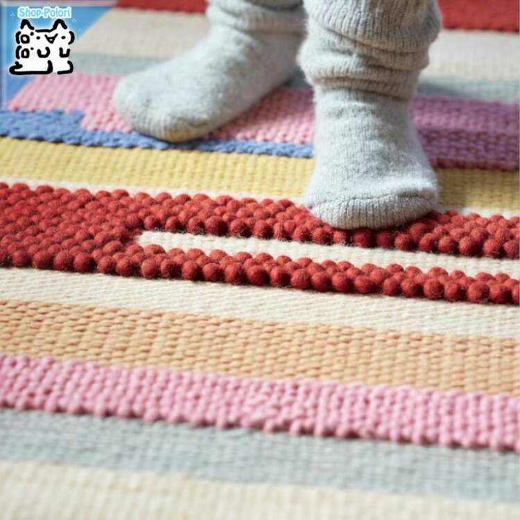 LOHALS ローハルス ラグ 平織り, ナチュラル, 133x195 cm - IKEA