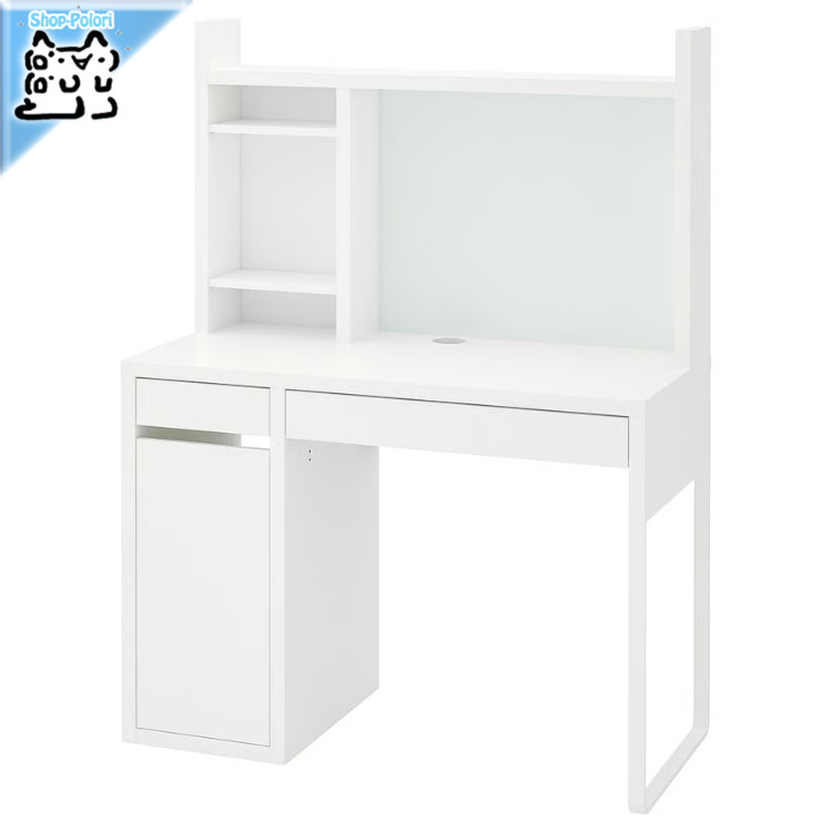 【 IKEA - イケア -】ikea 学習机 MICKE -ミッケ- 細工物学習机 学びとる机 マイコン机 白いこと 105x50 糎 (092.233.22)