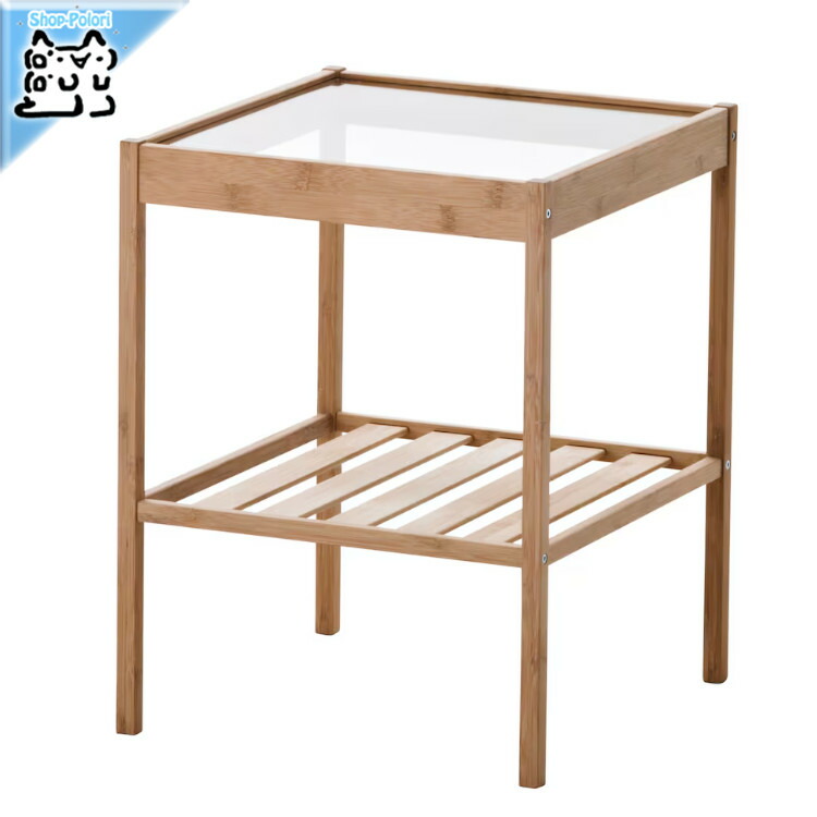 IKEA イケア　ノールドシーサ サイドテーブル, 竹 NORDKISA ノールドシーサ サイドテーブル, 竹, 40x40 cm - IKEA