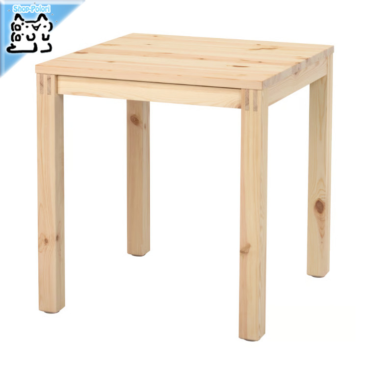 【 IKEA - イケア -】-IKEA PS 2026- テーブル 引き出し付き パイン材 クリアラッカー仕上げ 70x70 cm (406.179.63)|Shop-Polori 店