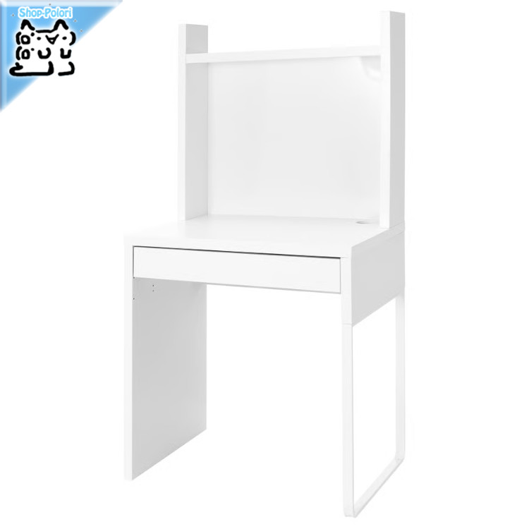【 IKEA - イケア -】ikea 事務机 MICKE -ミッケ- ワークステーション 細工物事務机 学び取る机 パソコン机 白いこと 140x50 糎 (692.756.43)