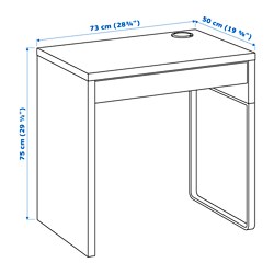 IKEA イケア　ミッケ デスク　学習机　73x50cm Amazon.co.jp: IKEA/イケア MICKE/ミッケ デスク73x50 cm