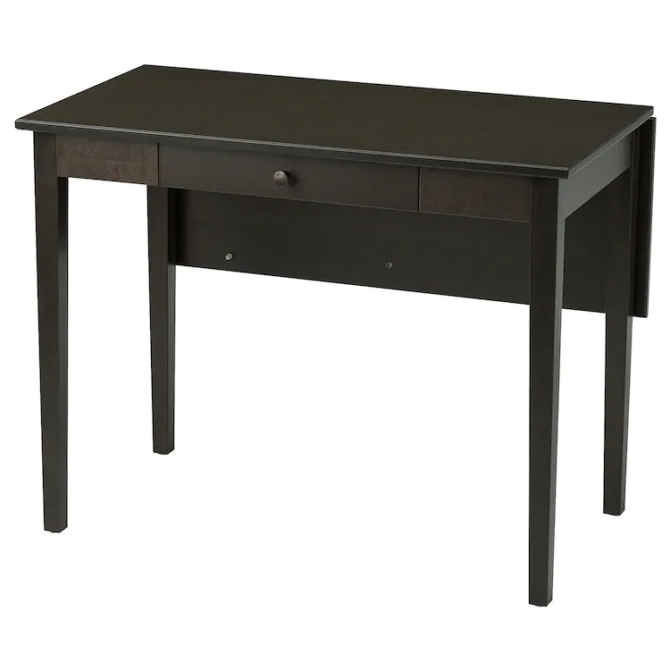 IDANÄS イダネスドロップリーフテーブル, ダークブラウン IKEA - イケア -】IDANAS -イダネス- ドロップリーフテーブル