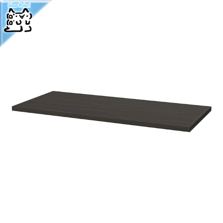 美品IKEA LAGKAPTEN ラグカプテン　 天板のみ ダークグレー LAGKAPTEN ラグカプテン 天板, ダークグレー/木目調, 120x60 cm