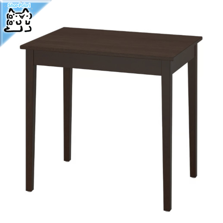 【 IKEA - イケア -】NASINGE -ネースィンゲ- テーブル ダークブラウン ステイン仕上げ/ビーチ材突き板 80x60 cm (905.875.34) 24,601円