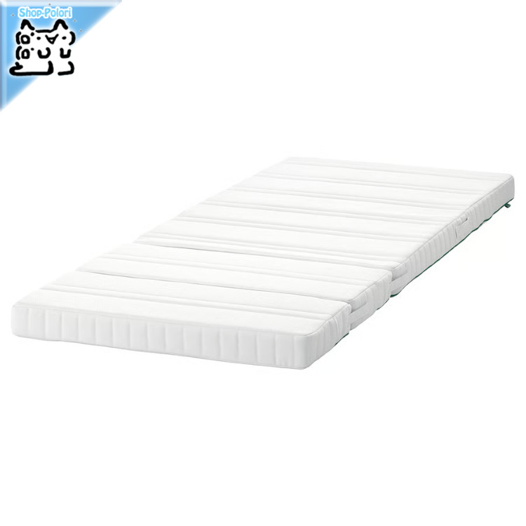 【 IKEA - イケア -】NATTSMYG -ナットスミーグ- フォームマットレス 伸長式ベッド用 子どもベッド用 ホワイト 80x200 cm (705.931.02)｜Shop-Polori 店