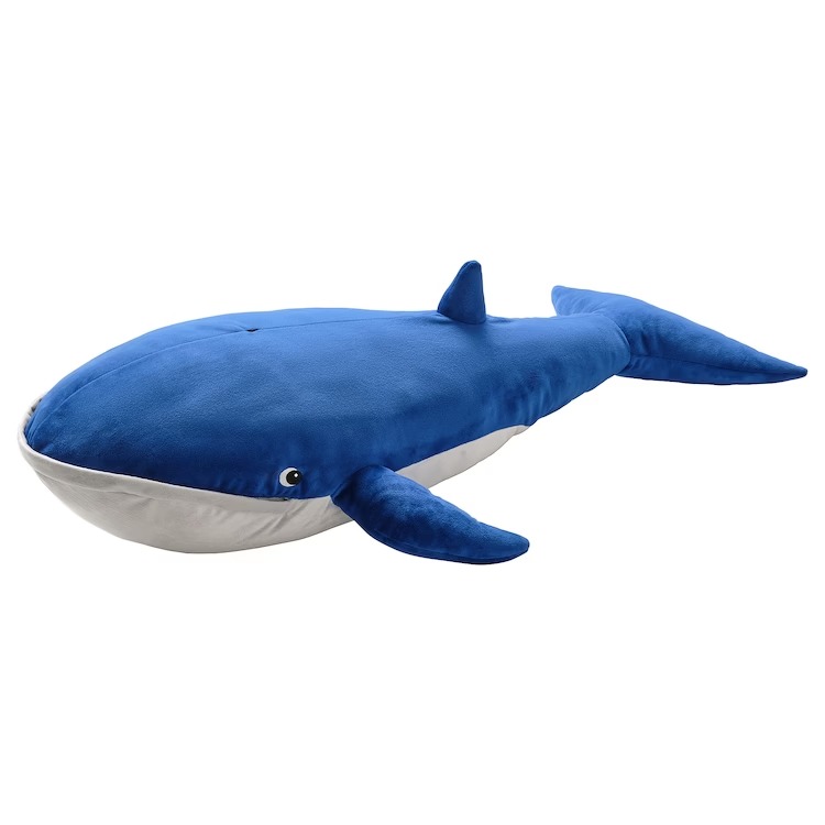 楽天市場】IKEA イケア ソフトトイ クジラ 100cm m80522114