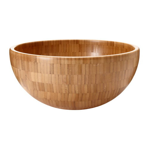 【 IKEA - イケア -】BLANDA MATT -ブランダ マット- サービングボウル 竹 28cm (802.143.42) サラダボウル
