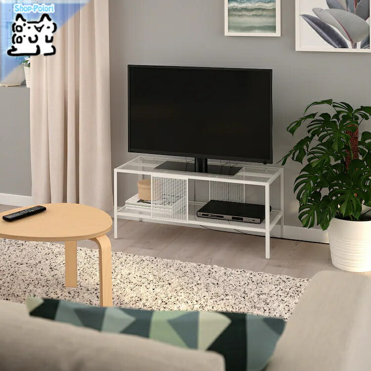 イケア　テレビ台　収納TVラック テレビ台 ローボード　HEMNES ヘムネス HEMNES ヘムネス テレビ台, ホワイトステイン, ライトブラウン