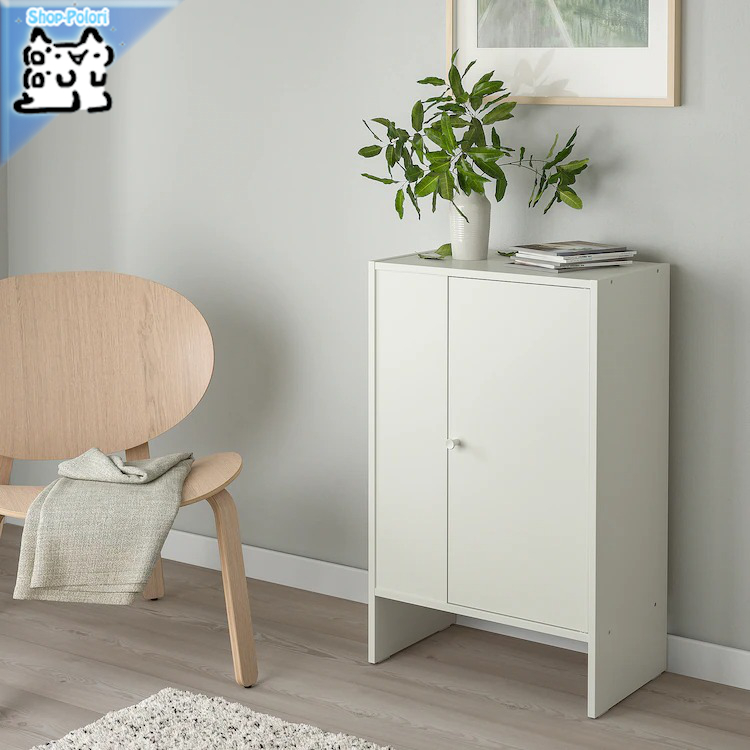 終了】【テレビ付き】IKEA PS キャビネット, ホワイト(d)(90251452) - 家具