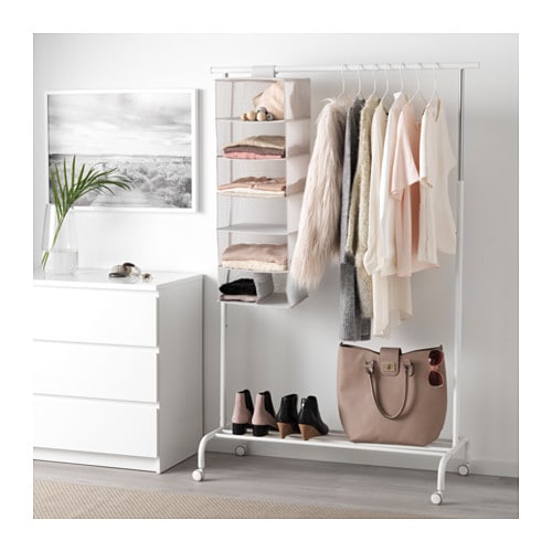 楽天市場 Ikea Original Stuk ストゥーク 収納 7コンパートメント ホワイト グレー 30x30x90 Cm Shop Polori 楽天市場店