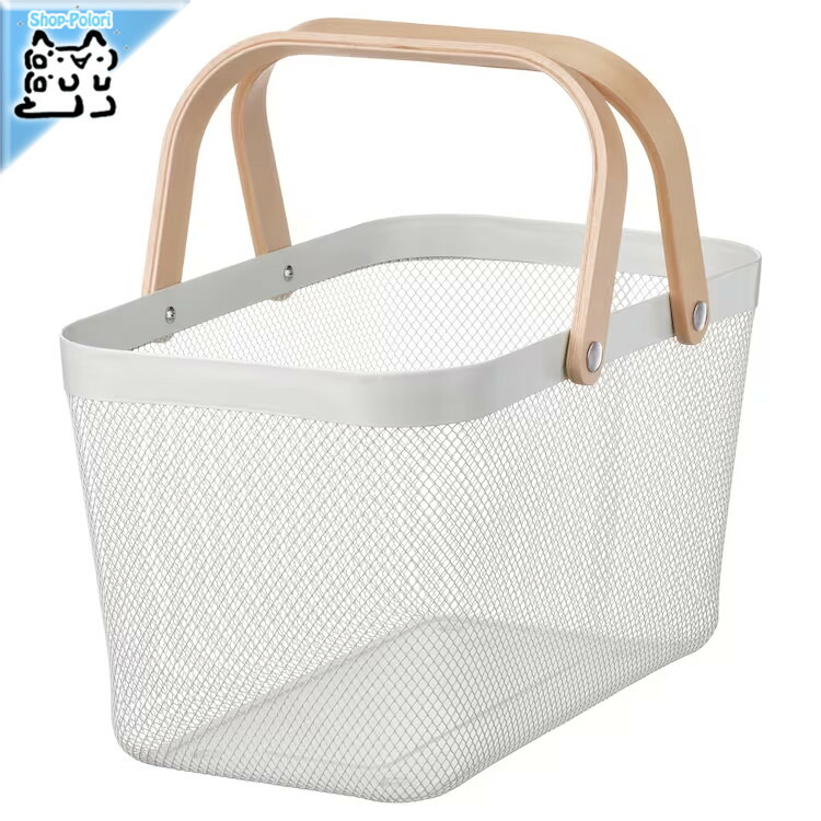 IKEA　イケア　RISATORP リーサトルプ ワゴン　ホワイト　白 イケア 【IKEA】RISATORP/リーサトルプ ワゴン ホワイト57x39x86