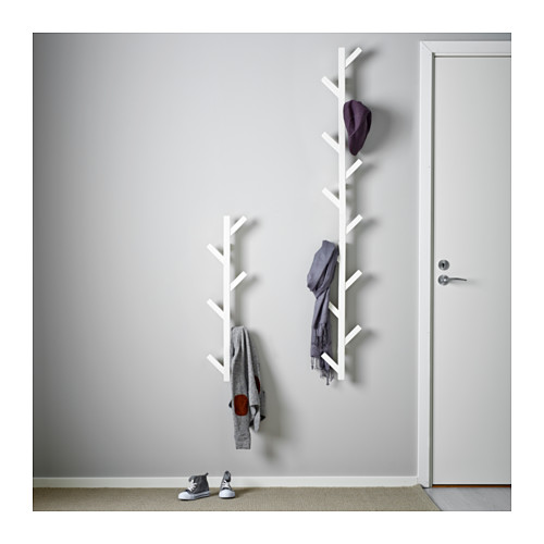 引き取り　足立区　イケア　シュージグ　３つセット IKEA イケア TJUSIG シューシグ 壁掛用フック ホワイト 78 cm (002.905.99)