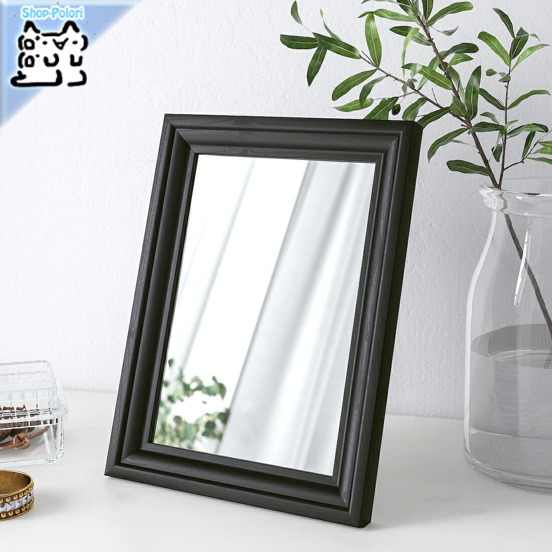 楽天市場】IKEAイケア EKNE エークネ, ミラー, 50x60 cm101.931.40