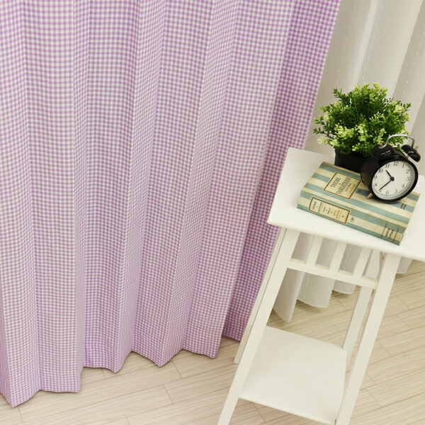 楽天市場 子供部屋 Uvカットカーテン ココ チェック柄カーテン オーダーカーテン ローズ パープル ブラウン カーテン オシャレ パステル ピンク モダン 子供カーテン シンプル こども ギンガムチェック 人気商品再入荷 Store24 Kommong Com