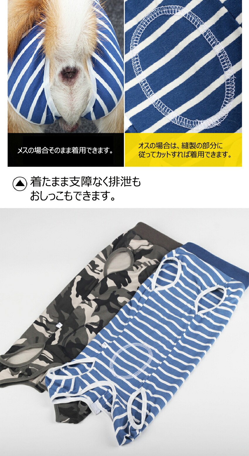 犬 術後服 ワンちゃん用 トイプードル 男の子 皮膚保護服 チワワ 女の子 オス メス 術後着 乳腺腫瘍 避妊 去勢 介護