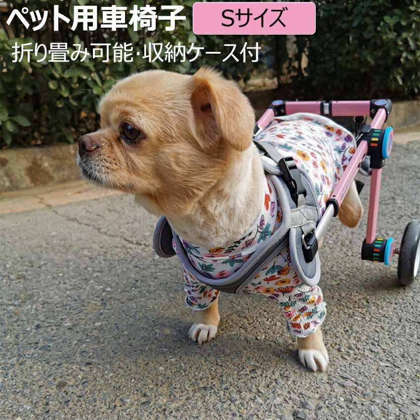 女性が喜ぶ♪ Ｍ.ダックス4輪歩行器 リハビリ 食事補助 犬の歩行器