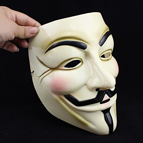 楽天市場 V For Vendetta Mask アノニマス ガイ フォークス 仮面 マスク Pvc イエロー クリーム アウトドアチェア ポンコタン
