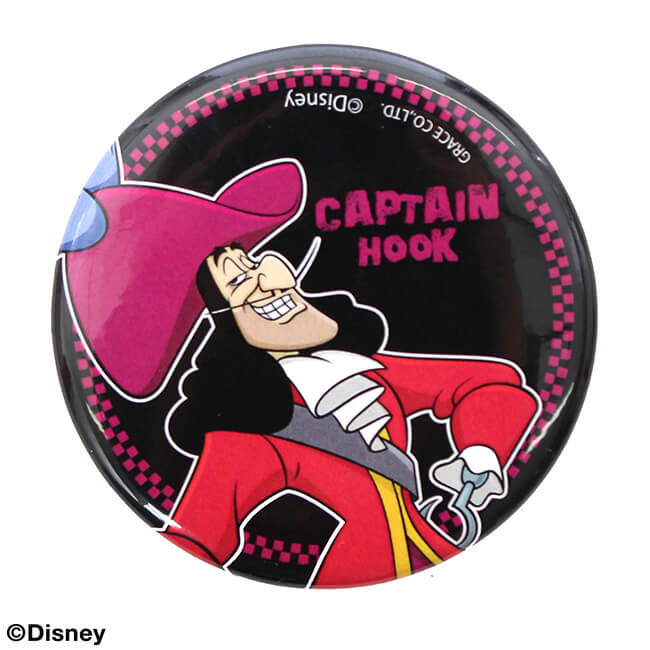 楽天市場 ディズニー フック船長 缶バッジ パニカムトーキョー 楽天市場店