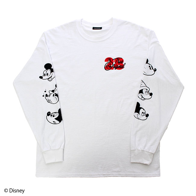 楽天市場 Disney ディズニー ミッキーマウス 90周年限定デザイン ロングスリーブtシャツ パニカムトーキョー 楽天市場店