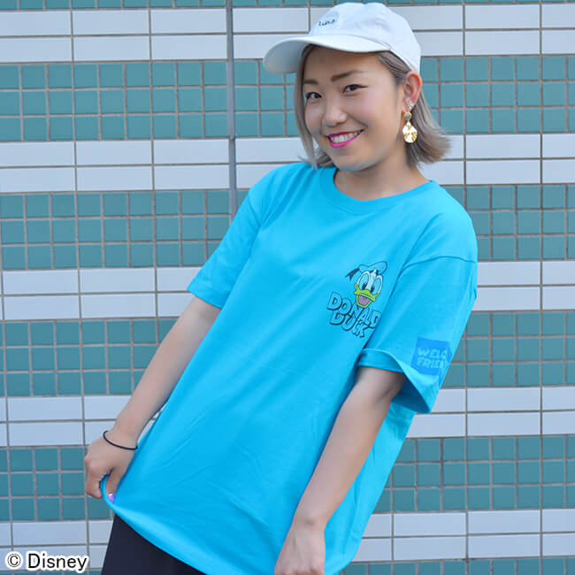 楽天市場 Disney ディズニー ドナルドダック Welcome Friends ｔシャツ パニカムトーキョー 楽天市場店