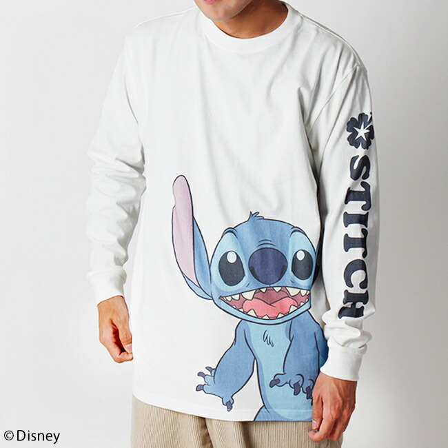 楽天市場 Disney ディズニー リロ スティッチ スティッチ ロングスリーブtシャツ パニカムトーキョー 楽天市場店