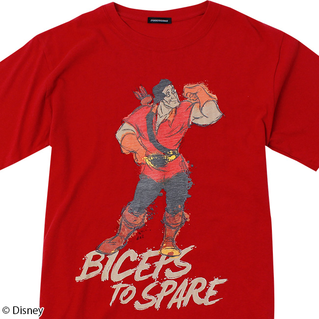 楽天市場 Disney ディズニー 美女と野獣 ガストン Tシャツ パニカムトーキョー 楽天市場店