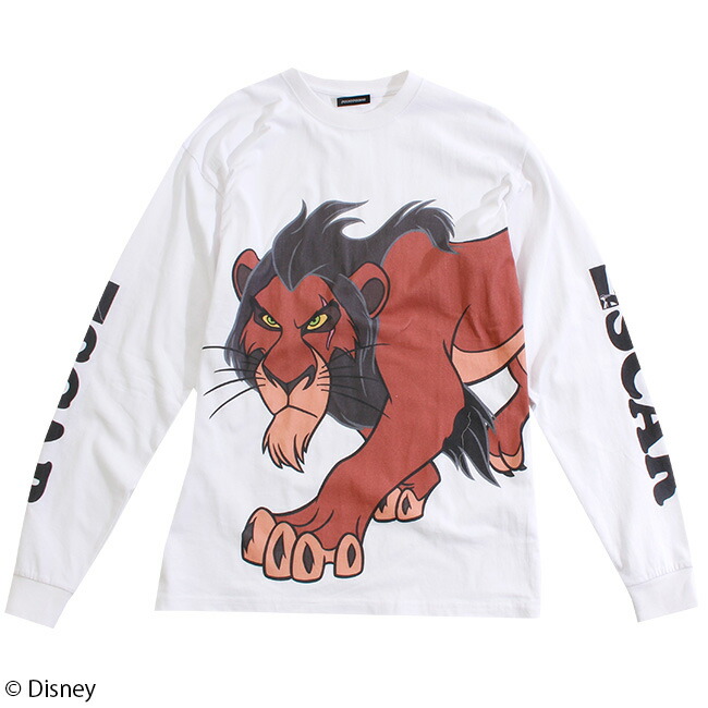 楽天市場 Disney ディズニー ライオン キング スカー ロングスリーブｔシャツ パニカムトーキョー 楽天市場店