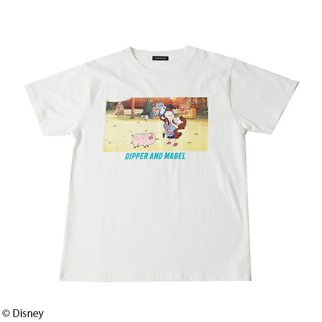 楽天市場 Disney ディズニー 怪奇ゾーン グラビティフォールズ ディッパー メイベル よったん Tシャツ パニカムトーキョー 楽天市場店