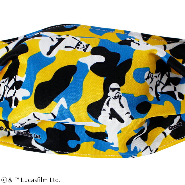 楽天市場 Star Wars スター ウォーズ ストームトルーパー 総柄ファッションマスク 日本製 パニカムトーキョー 楽天市場店