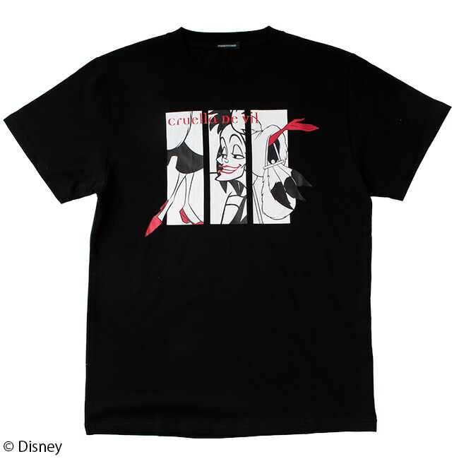 楽天市場 Disney ディズニー 101匹わんちゃん クルエラ Tシャツ パニカムトーキョー 楽天市場店