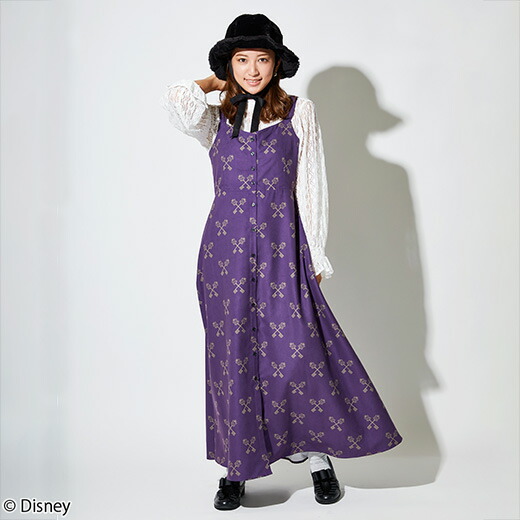 楽天市場 Disney ディズニー ツイステッドワンダーランド 総柄ワンピース comb パニカムトーキョー 楽天市場店