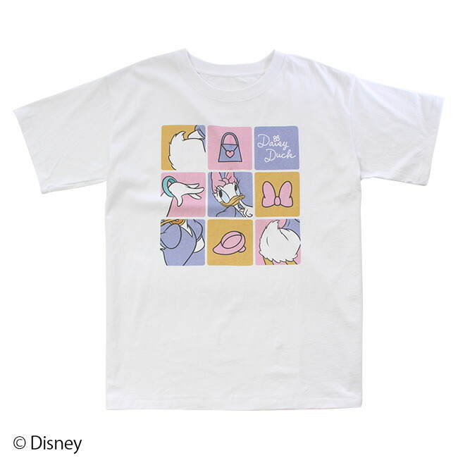 楽天市場 Disney ディズニー デイジーダック 9パネルｔシャツ パニカムトーキョー 楽天市場店