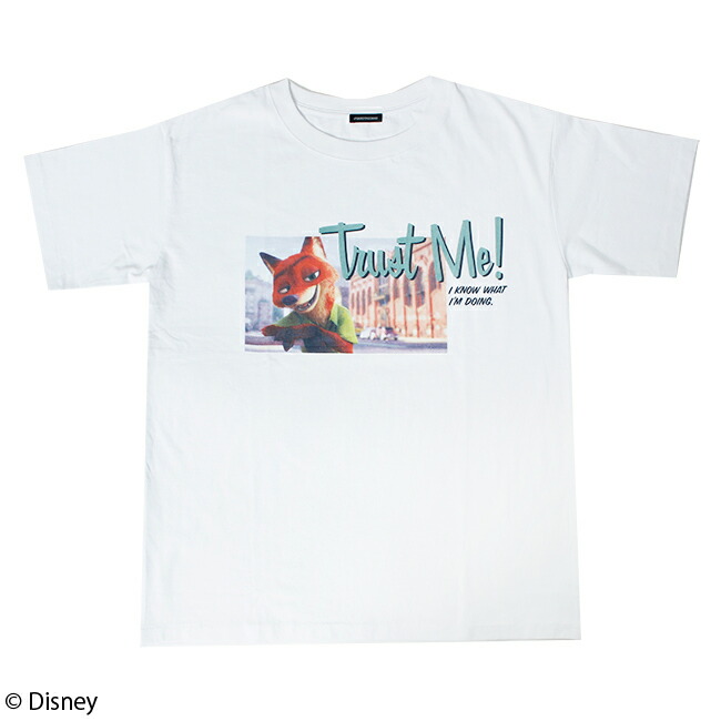 楽天市場 Disney ディズニー ズートピア ニック ワイルド ｔシャツ パニカムトーキョー 楽天市場店