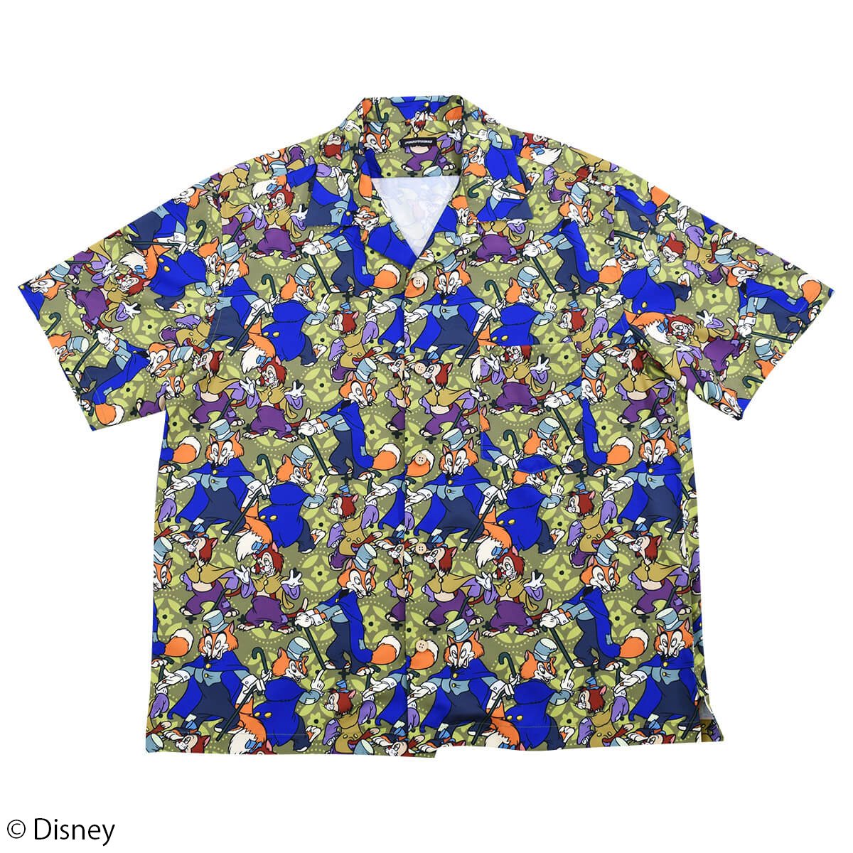Disney ディズニー ピノキオ 正直ジョン ギデオン アロハシャツ Poneycomb Tokyo Andapt Com