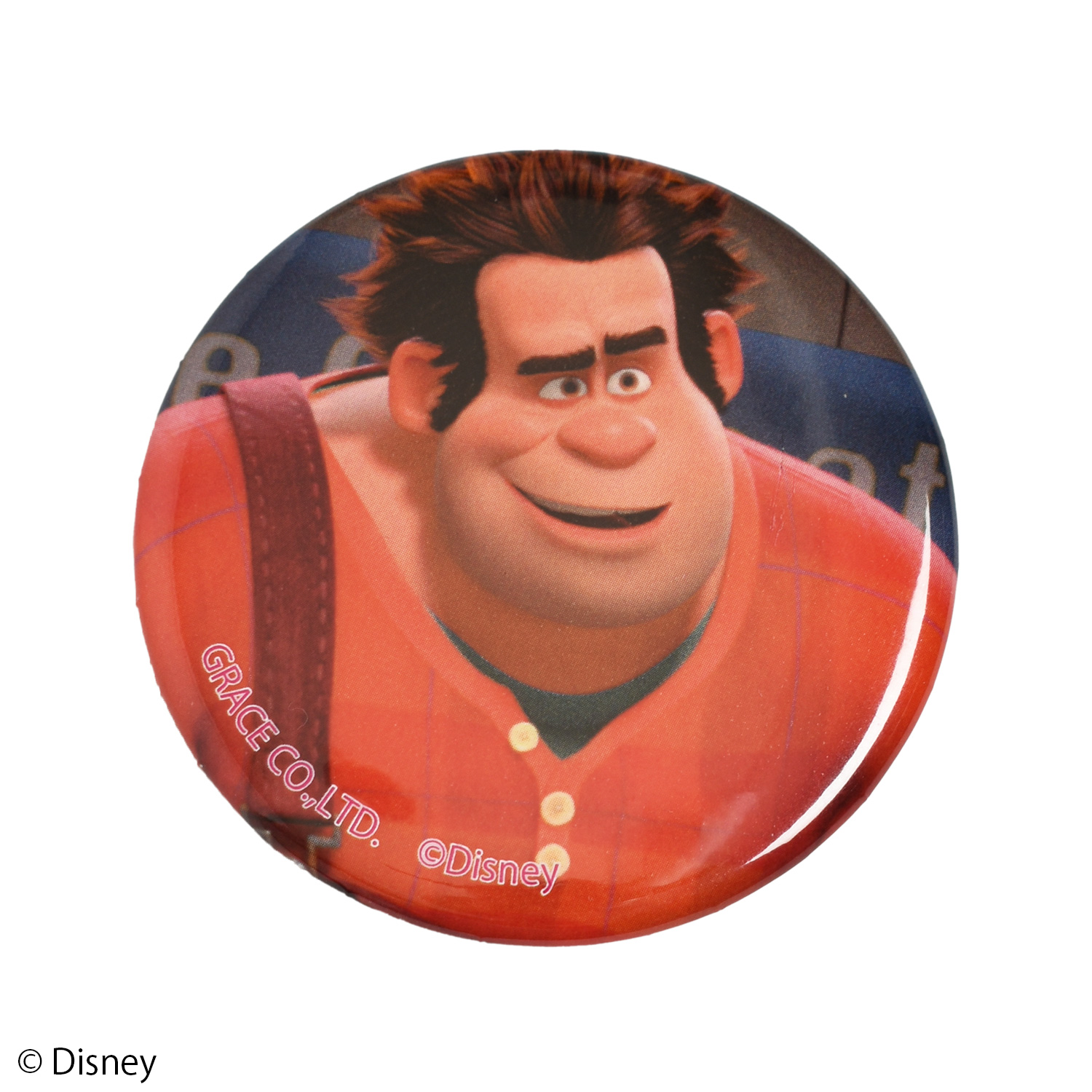 【Disney(ディズニー)】シュガー・ラッシュ/ラルフ/缶バッジ画像