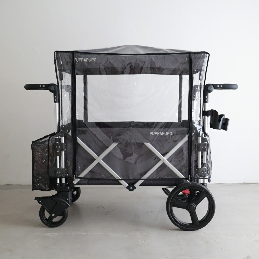 ストローラーワゴン キャノピー付き レインカバー付き ベビーカー 