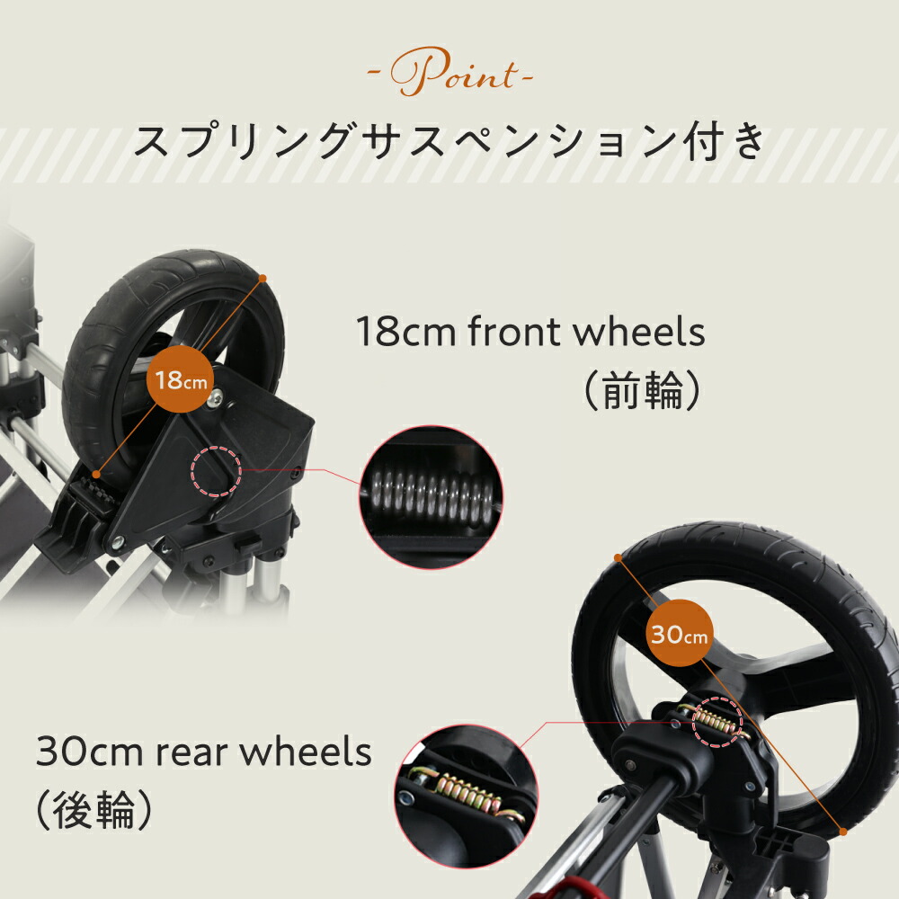 ストローラーワゴン キャノピー付き レインカバー付き