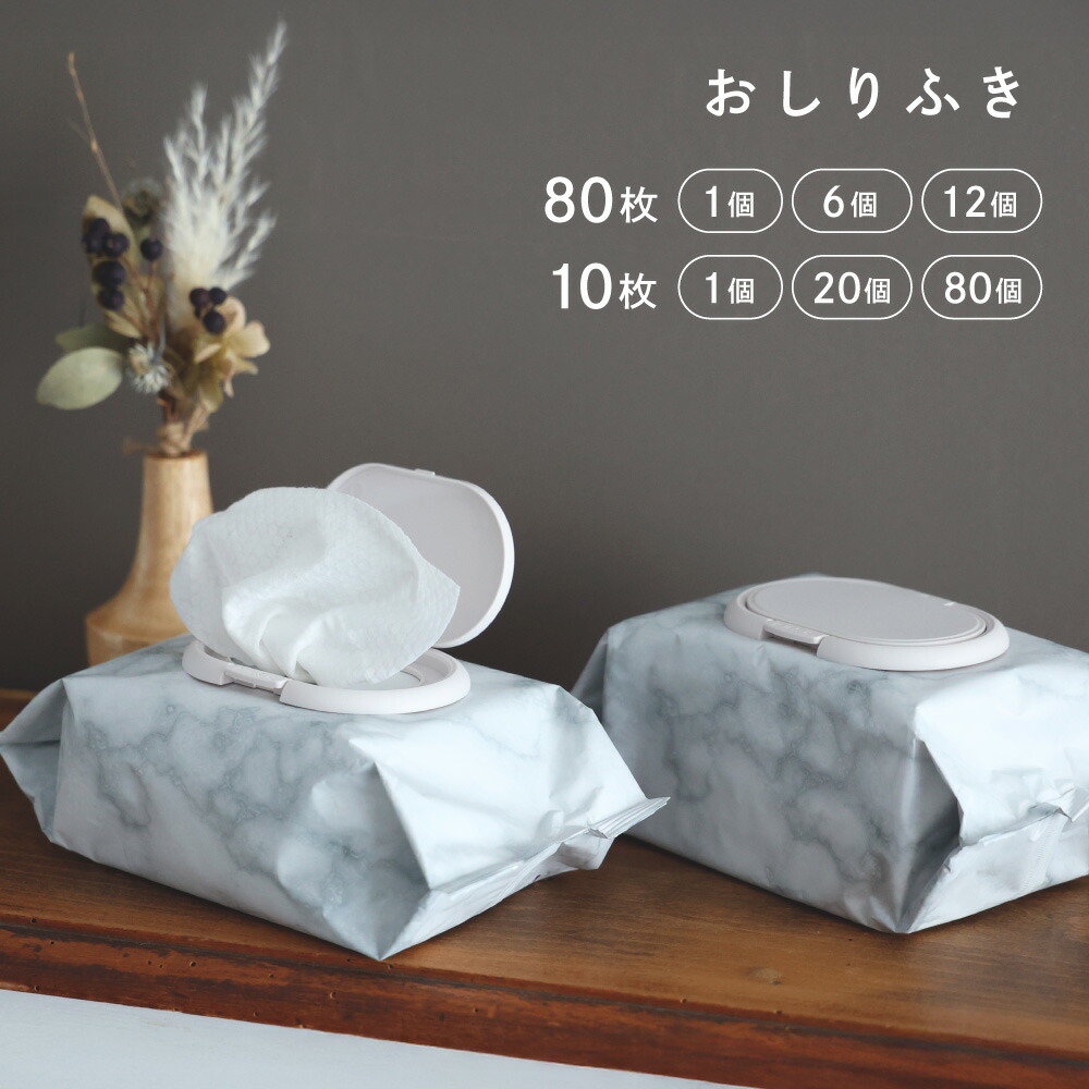 おしりふき 厚手 単品 セット 80枚×6個 10枚×20個 新生児 肌に