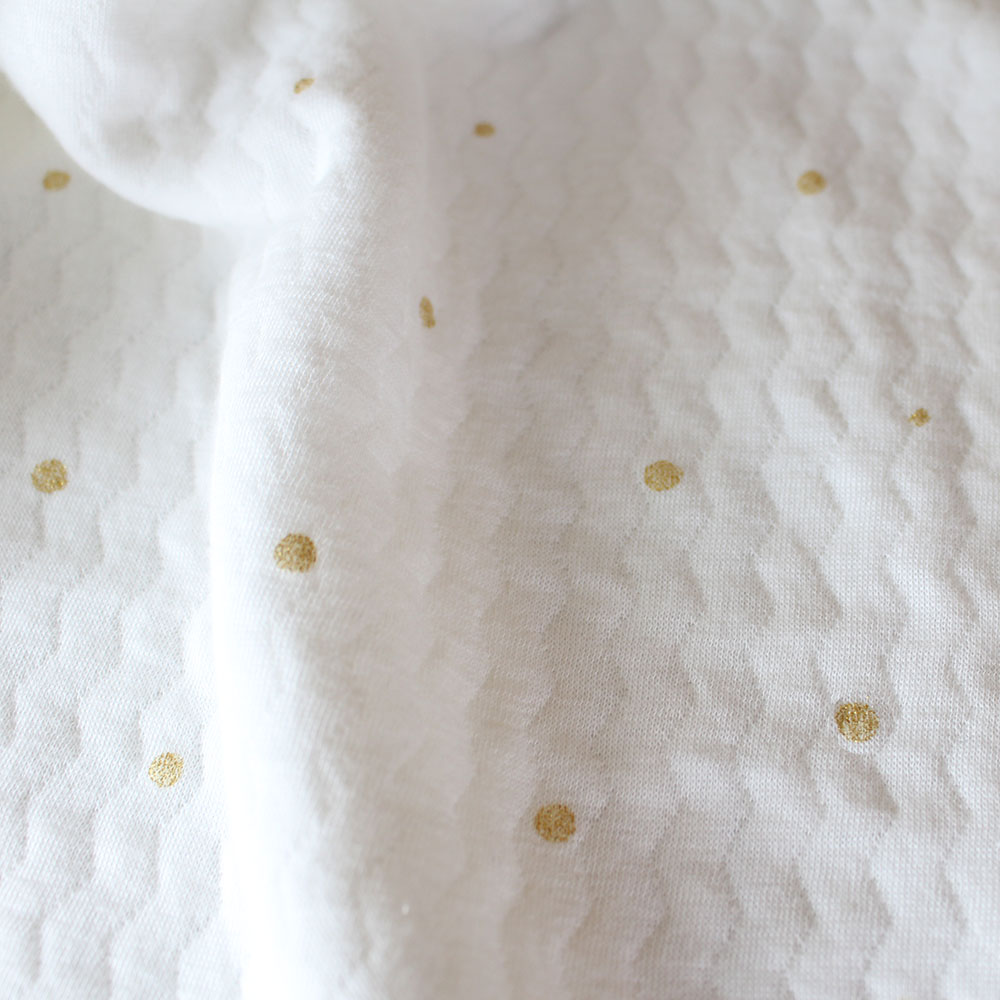 楽天市場 日本製 ベビー ブランケット ロイヤル ニットキルト 毛布 タオルケット ゴールド ホワイト 赤ちゃん おしゃれ Puppapupo