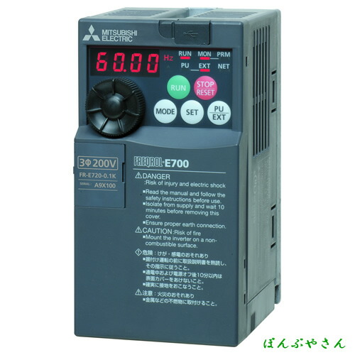 楽天市場】FR-E820-1.5K 三菱電機 インバーター 3相 三相 200V : ぽん 