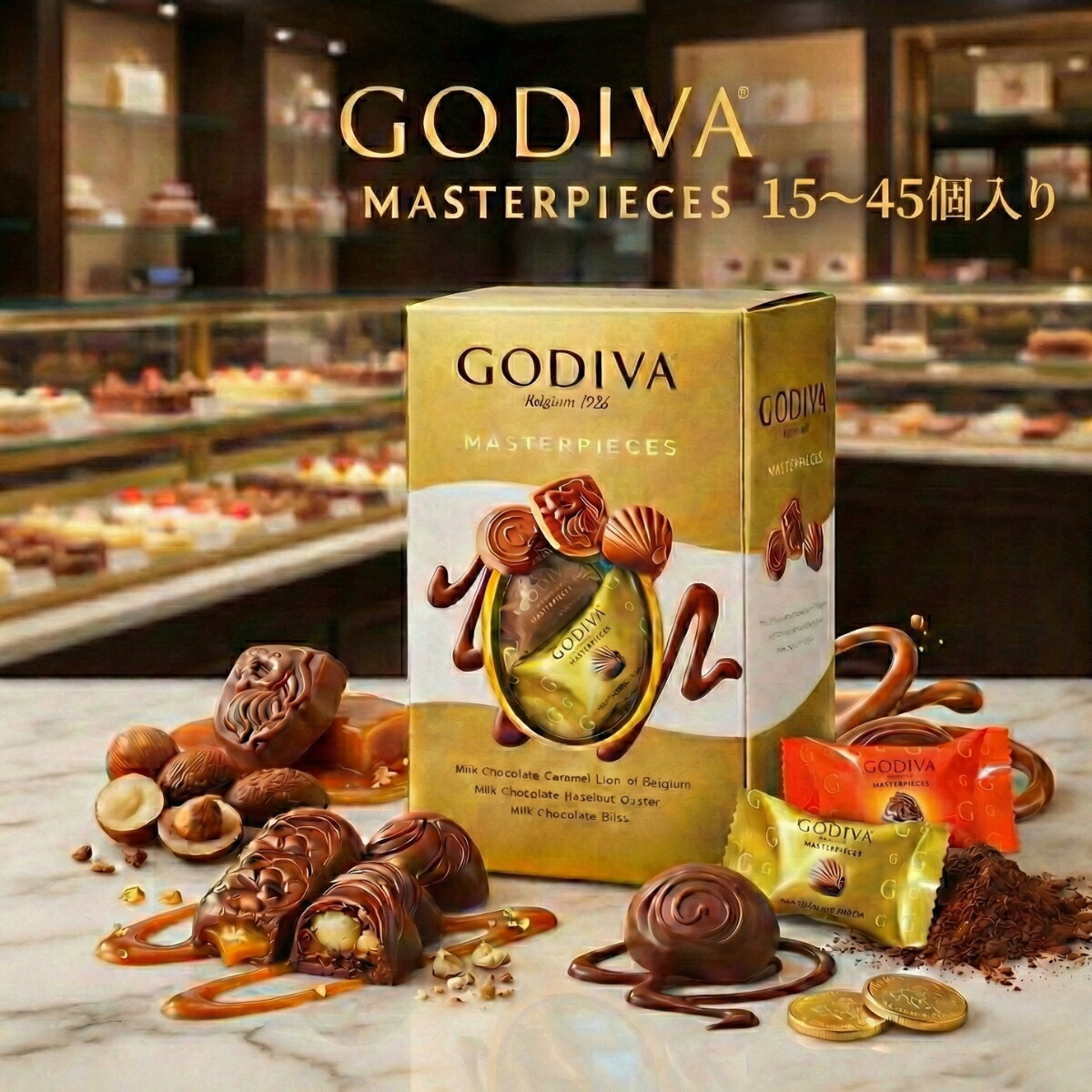 楽天市場】ゴディバ マスターピース GODIVA MASTER PIECES 423g