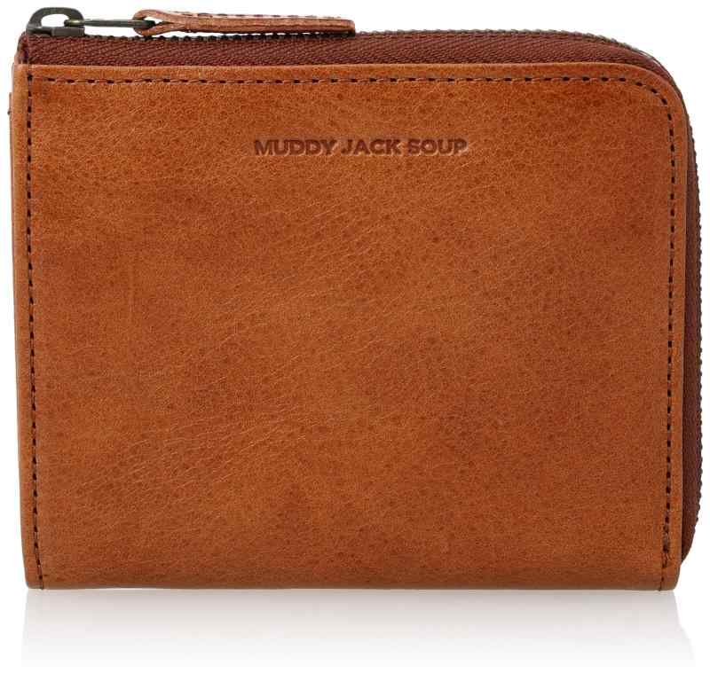 [ マディジャックスープ ] Muddy Jack Soup \u0026lt; FLASH \u0026gt; 札入れ 2つ折り L字チャック メンズ レディース 軽さ 小さめ パウダーコンパクト 薄型 牛皮 本革 なめし革