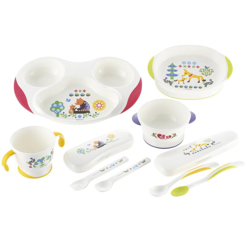 リッチェル Richell キン労働者階級 もの言う花食器仕掛ける KS-5 MR