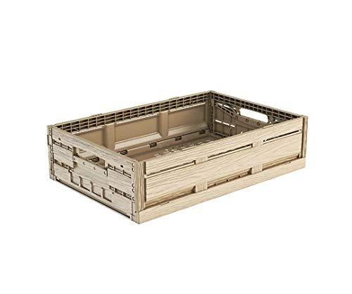 木目調折りたたみコンテナー /63-1249-11 4,820円