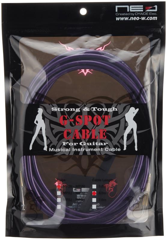 オヤイデ電気 ギター/ベースケーブル（ストレート－ストレート） 5.0m G-SPOT CABLE SS/5.0